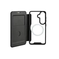 4smarts Back Cover Urban Pro Flipcase Samsung Galaxy S26 Qi2 ready - Farbe: Schwarz - Fallsicher: Ja - Kompatible Hersteller: Samsung - Detailfarbe: Schwarz - Mobiltelefon Kompatibilität: Galaxy S26 - Material: Kunstleder