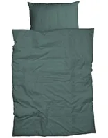 Nobilium Duvetbezug Oni 160 x 210 cm, Green - Eigenschaften: Keine Eigenschaft - Zertifikate: Keine Zertifizierung - Grösse: 160 x 210 cm - Motiv: Ohne Motiv - Detailfarbe: Grün - Verschlusstyp: Reissverschluss