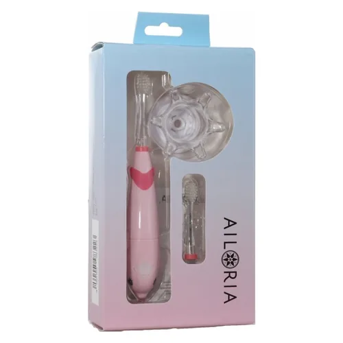 Ailoria Schallzahnbürste Bubble Brush für Kinder, Pink - Zahnbürsten-Art: Schallzahnbürste - Stromversorgung: Batteriebetrieb - Reinigungsmodi: Tägliche Reinigung - Detailfarbe: Pink - Bluetooth: Nein - Anwender: Kinder