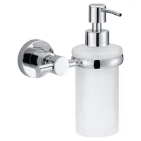 tesa Wandseifenspender Loxx 200 ml, Silber - Wandmontage: Ja - USB-Schnittstelle: Nein - Sensor-Technik: Nein - Detailfarbe: Silber - Fassungsvermögen: 200 ml
