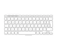 Logitech Tastatur Keys-To-Go 2 Apple Pale grey - Tastatur Typ: Mobile - Tastaturlayout: QWERTZ (CH) - Tastatur Features: Hotkeys - Medientasten - Easy Switch - Keyboard Tasten: Chiclet (Notebook) - Detailfarbe: Weiss - Grau - Ziffernblock: Nein