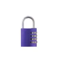 Abus Zahlenschloss 145/30 Lock-Tag Lila Aluminium - Schlossart: Zahlenschloss - Set: Nein - Aussenanwendung: Ja