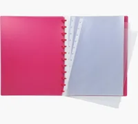 Exacompta Sichtbuch A4 Rot/Transparent - Typ: Sichtbuch - Ausstattung: Herausnehmbare Hüllen - Detailfarbe: Transparent - Rot - Material: Polypropylen (PP)
