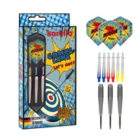 Karella Steeldart Comic Line CL-5 21 g, 3 Stück - Nachhaltigkeit: Nicht angegeben - Dart Art: Steel Dart - Detailfarbe: Mehrfarbig - Material: Messing - Gewicht: 21 g