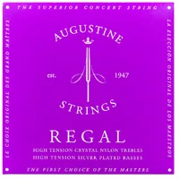 Augustine Gitarrensaiten Regal Blue – Hard - Zu Instrument: Konzertgitarre - Packungsgrösse: Satz - Saitenanzahl: 6-Saiter