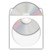 HERMA CD-Papierhüllen weiß mit Klebefläche 100 St.