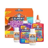 Elmers Bastelkleber Slime Kit Opaque 1 Stück, Pink, Lila - Eigenschaft: Dickflüssig - Geeignete Oberflächen: Universal - Packungsgrösse: 1 Stück - Art: Bastelkleber - Detailfarbe: Lila - Pink