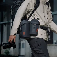 PGYTECH Fotorucksack Lens Case M - Tragemöglichkeit: Handgriff - Gurtclip - Schulterträger - Detailfarbe: Schwarz - Zusatzfächer: Nein - Gewicht: 0.19 kg - Rucksack Typ: Kamerarucksack - Ausstattung: Handgriff