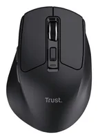 Trust Maus Niven - Maus-Typ: Business - Bedienungsseite: Rechtshänder - Maus Features: Ein-/Ausschalter - Scrollrad - Seitliche Zusatztasten - Silent-Tasten - Umschaltbare DPI-Auflösung - Detailfarbe: Schwarz - Schnittstelle: Bluetooth - USB-C - Verbindungsart: Kabellos