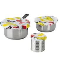 Westmark Topfhauben 5 Stück, Mehrfarbig - Materialtyp: Kunststoff - Material: Kunststoff - Detailfarbe: Mehrfarbig - Durchmesser: 9 cm - 14 cm - 17 cm - 19 cm - 25 cm