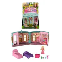 Mattel Wicked Kleine Puppen Glindas Studentenzimmer Spielset 16 cm - Altersempfehlung ab: 4 Jahren - Puppenreihe: Wicked