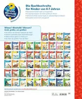 Ravensburger Kinder-Sachbuch Gross, grösser, am grössten - Sprache: Deutsch - Altersempfehlung ab: 4 Jahren - Einband: Spiralbindung - Anzahl Seiten: 16 - Altersgruppe: Kinder - Thema: Entdecken und Wissen - Natur & Technik - Wieso? Weshalb? Warum?