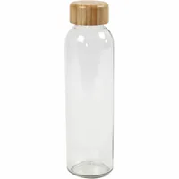 Creativ Company 558770 drinking bottle Daily usage 500 ml Glass Transparent, Wood