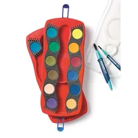 FABER-CASTELL Farbkasten Connector 24 Farben rot