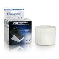 SLP-SRL WHITE LABEL 54X101MM 220 LAB/ROLL 1 ROLL/BOX