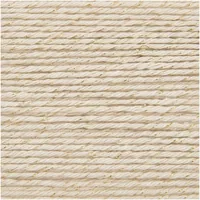 Rico Design Ricorumi Twinkly Twinkly 25 g, Beige - Packungsgrösse: 1 Stück - Länge: 52 m - Material: Polyester - Baumwolle - Detailfarbe: Beige - Waschbar bei: 30 °C - Nadelstärke: 3 mm - 4 mm