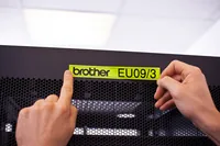 BROTHER P-Touch TZE-C51 black on neon yellow 24mm