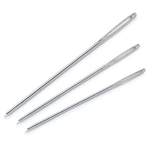 Prym Sticknadel Nr. 14, ohne Spitze, 6 Stück - Verpackungseinheit: 6 Stück - Detailfarbe: Silber - Produkttyp: Sticknadel