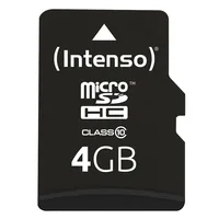 INTENSO micro SDHC Card Class 10 4GB 3413450