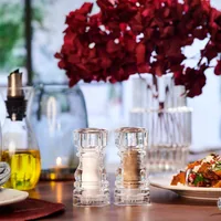 Cole&Mason London Shaker 13 cm, Transparent - Materialtyp: Kunststoff - Anwendungszweck: Salz oder Pfeffer - Material: Acryl - Detailfarbe: Transparent - Höhe: 13 cm - Set: Ja