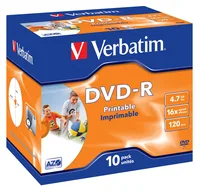 Verbatim 43521 blank DVD 4.7 GB DVD-R 10 pc(s)