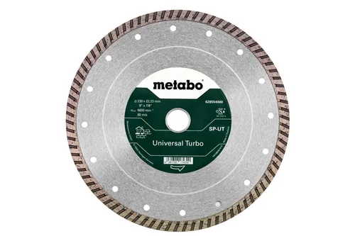 Metabo Trennscheibe SP-UT Universal Turbo Diamant 230 mm - Zubehörtyp: Trennscheibe - Durchmesser: 230 mm - Für Material: Beton - Sandstein - Set: Nein