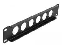 DeLOCK 10″ D-Type Patch Panel 6 Port black