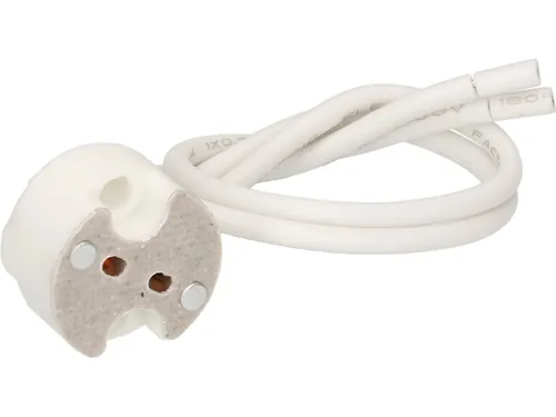 Max Hauri Halogenfassung G4/G5.3/G6.35 / PTFE Länge: 140 mm - Zubehörtyp: Lampenfassung