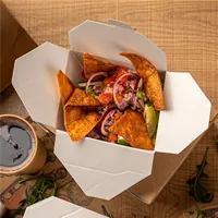 Weita Menübox 780 ml, 50 Stück - Detailfarbe: Braun - Materialtyp: Papier - Material: Pappe - Verpackungseinheit: 50 Stück
