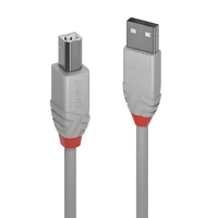 LINDY Anthra Line USB Cable -  USB 2.0 -  USB/A-USB/B M-M -  1m -  grey