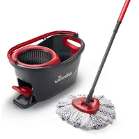 Vileda 4023103227446 mop Microfibre, Plastic Wet Black, Red