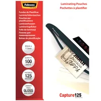 FELLOWES Folientasche 125mic 83x113mm 5307101 glossy 100 Stück