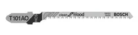 Bosch 2 608 630 031 lama per sega a gattuccio, sega a traforo e sega universale Lama per seghetto alternativo Acciaio al carbonio (HCS) 5 pz