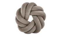 Tiseco Kissen Knot 30 x 30 cm, Taupe - Breite: 30 cm - Detailfarbe: Taupe - Nachhaltigkeit: Nicht angegeben - Bezug abnehmbar: Nein - Mit Bezug: Ja - Produkttyp: Kissen mit Füllung