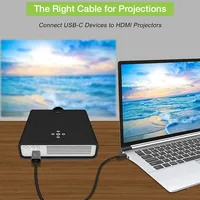 Techly USB Typ C ST auf HDMI 2.0 4K, 2m, schwarz