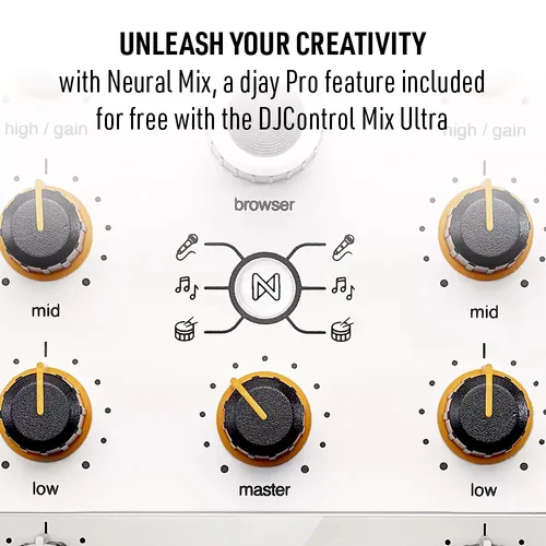 Hercules DJControl Mix Ultra White