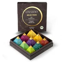 Creano Geschenkset Organic Herbal Tea 9 Bio-Pyramiden-Teebeutel - Teesorte/Infusion: Kurkuma - Zitrone - Mango - Ingwer - Zertifikate: Keine Zertifizierung - Packungsgrösse: 9 Stück - Fairtrade: Nein - Bio: Ja - Teeform: Teebeutel