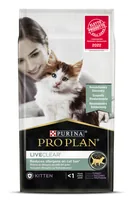 Purina Pro Plan Trockenfutter Live Clear Kitten Reich Truthahn 1.4 kg - Tierbedürfnis: Gewichtskontrolle - Lebensphase: Kitten (0-12 Monate) - Produkttyp: Alleinfutter - Packungsgrösse: 1.4 kg - Fleischsorte: Truthahn - Tierart: Katze
