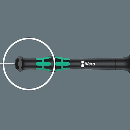 Wera Schraubenzieher 2054 Hex-Plus 2.0 x 60 mm Innensechskant - Schraubenziehertyp: Innensechskant - Anwendungsbereich: Elektronik & Feinmechanik - Grösse: 2