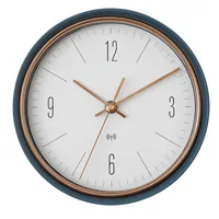 TFA Dostmann Funk-Wanduhr Petrol - Form: Rund - Detailfarbe: Petrol - Uhrtyp: Analog - Funksignal: Ja - Funktionen: Zeit - Detailmaterial: Metall