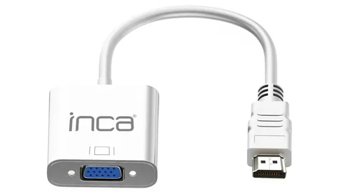 INCA Adapter HDMI->VGA 3.5mm AUX StBu FHD 60Hz 0.20m ws