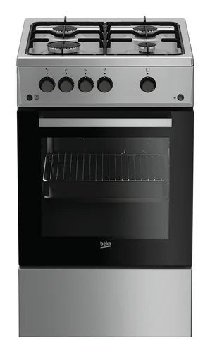 Beko FSG52020FX cooker Freestanding cooker Gas Inox
