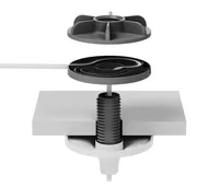 MIC POD PENDANT MOUNT-OFF-WHITE ACC NUNCHUK IN-HOUSE/EMSWW-9004