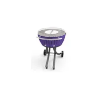 LotusGrill Holzkohlegrill XXL Pflaumenlila - Tiefe: 60 cm - Breite: 60 cm - Detailfarbe: Lila - Integriertes Thermometer: Nein - Höhe: 28.4 cm - Typ: Grill Station - Camping-Grill - Tischgrill