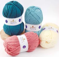 DMC Wolle Knitty 6 Türkis - Packungsgrösse: 1 Stück - Waschbar bei: 40 °C - Länge: 140 m - Detailfarbe: Türkis - Material: Polyacryl - Nadelstärke: 6 mm