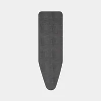 Brabantia Bügelbrettbezug Denim Black 124 cm x 38 cm - Bügelbrettbezug: Baumwolle (CO) - Zubehörtyp: Bügelbrettbezug - Detailfarbe: Schwarz - Breite max.: 38 cm - Material: Baumwolle - Länge max.: 124 cm