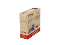 FASTECH Klettband-Box 25 mm x 10 m, Schwarz - Breite: 25 mm - Länge: 10 m - Produkttyp: Klettband-Rolle - Ausstattung Kabelmanagement: Zuschneidbar - Haftend - Wiederverwendbar - Wasserfest - Verpackungseinheit: 1 Stück - Material: Kunststoff