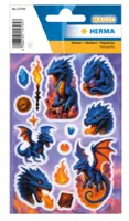 Herma Stickers Motivsticker Dragon 1 Blatt / 14 Sticker - Motiv: Drachen