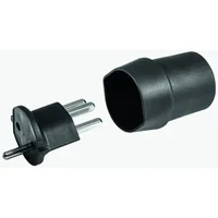 STEFFEN Fixadapter SchuKo – T23 - Detailfarbe: Schwarz - Stromanschluss Seite A: T23 - Schalter: Nein - Stromanschluss Seite B: Schuko - Typ: Fixadapter