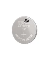 Maxell Europe LTD. Knopfzelle CR1620 , 1 Stück - Bauform: Knopfzellen - Batterietyp: CR-1620 / CR1620 / DL1620 / ECR1620 / L08 / 5009LC / 280-208 - Chemisches System: Lithium-Mangandioxid - Gewicht: 1.3 g - Spannung: 3 V